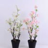 Artificial Tree 27*33*76CM Cherry blossom tree in plastic pot GS-15420001-W1