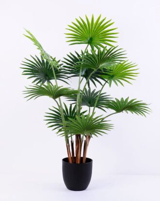 Artificial Tree 82*71*100CM Livistona chinensis in plastic pot/lvs11 GS-48520017 Tree&Plant YeahFlower is one of Chinese leading OEM manufacturers and exporters , supplying the silk flowers, wholesale artificial trees Artificial Tree 82*71*100CM Livistona chinensis in plastic pot/lvs11 GS-48520017
