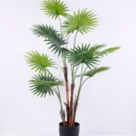 Artificial Tree 71*67*120CM Livistona chinensis in plastic pot/lvs12 GS-48520018