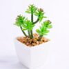Artificial succulent 6.5*6 Artificial succulent 6.5*6.4*11cm succulent plants in plastic pot GS-51720002
