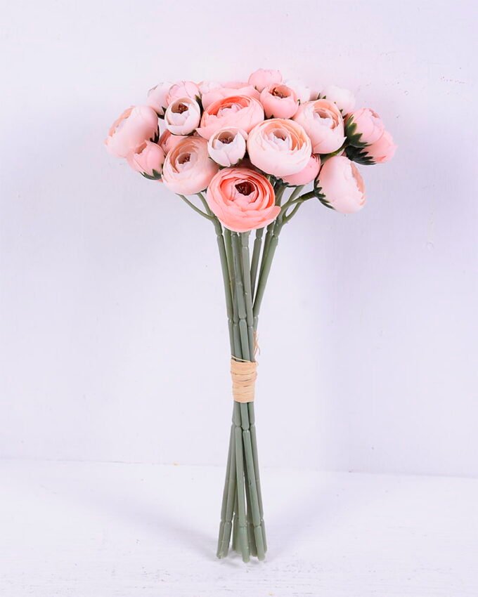 Artificial Flower 14*30CM Camellia bouquet*9 GS-59220007-P1