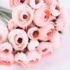 Artificial Flower 14*30CM Camellia bouquet*9 GS-59220007-P1