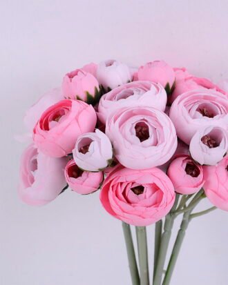 Artificial Flower 14*30CM Camellia bouquet*9 GS-59220007-P2