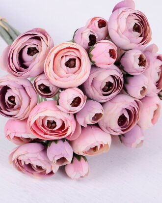 Artificial Flower 14*30CM Camellia bouquet*9 GS-59220007-Z1