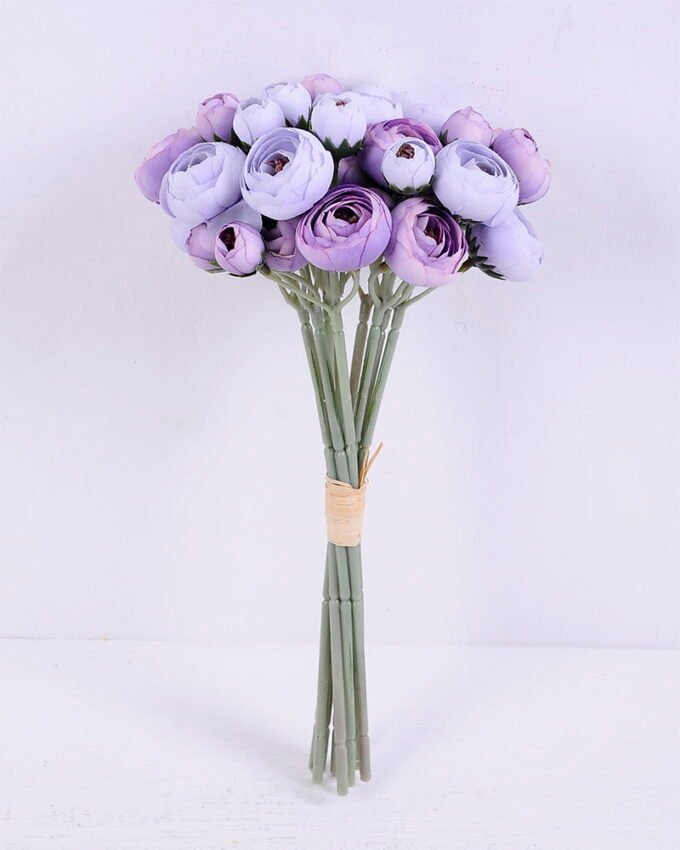 Artificial Flower 14*30CM Camellia bouquet*9 GS-59220007-Z2