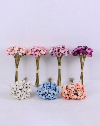 Artificial Flower 15*30CM Camellia bouquet*9 GS-59220008