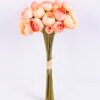 Artificial Flower 16*30CM Camellia bouquet*9 GS-59220009-O1