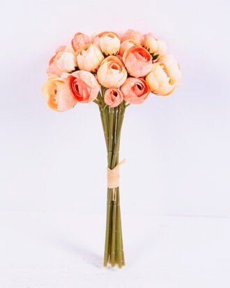 Artificial Flower 16*30CM Camellia bouquet*9 GS-59220009-O1