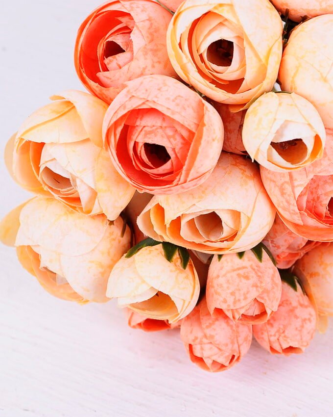 Artificial Flower 16*30CM Camellia bouquet*9 GS-59220009-O1