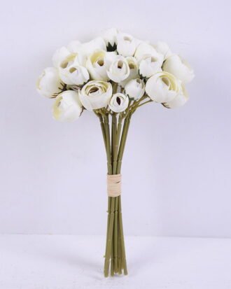 Artificial Flower 16*30CM Camellia bouquet*9 GS-59220009-W1