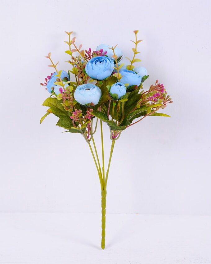 Artificial Flower 18*29CM Camellia bush*5 GS-59220001-B1