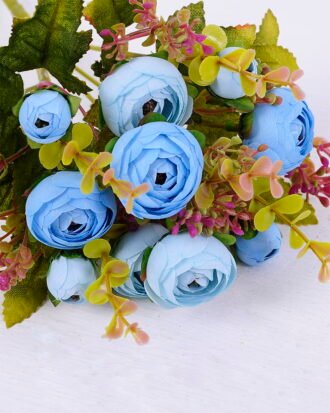 Artificial Flower 18*29CM Camellia bush*5 GS-59220001-B1
