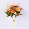 Artificial Flower 18*29CM Camellia bush*5 GS-59220001-O1