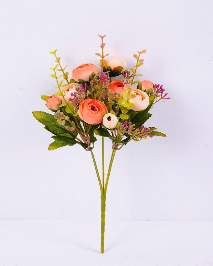 Artificial Flower 18*29CM Camellia bush*5 GS-59220001-O1