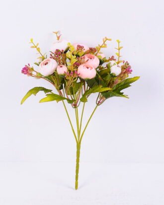 Artificial Flower 18*29CM Camellia bush*5 GS-59220001-P1