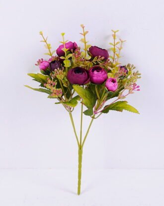 Artificial Flower 18*29CM Camellia bush*5 GS-59220001-Z1