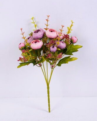 Artificial Flower 18*29CM Camellia bush*5 GS-59220001-Z2