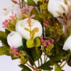Artificial Flower 17*30CM Camellia bush*5 GS-59220002-W1