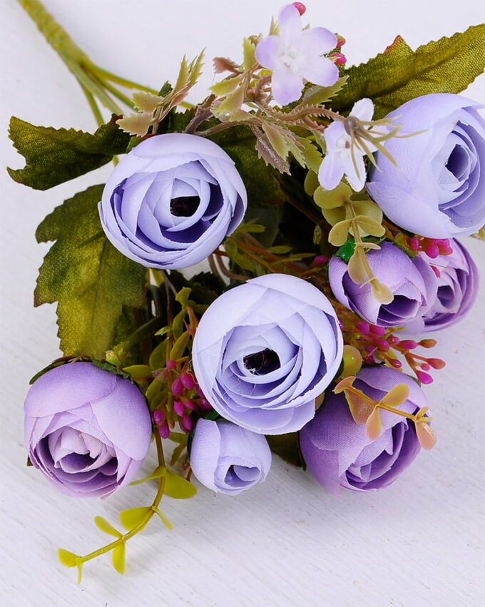 Artificial Flower 17*30CM Camellia bush*5 GS-59220002-Z3