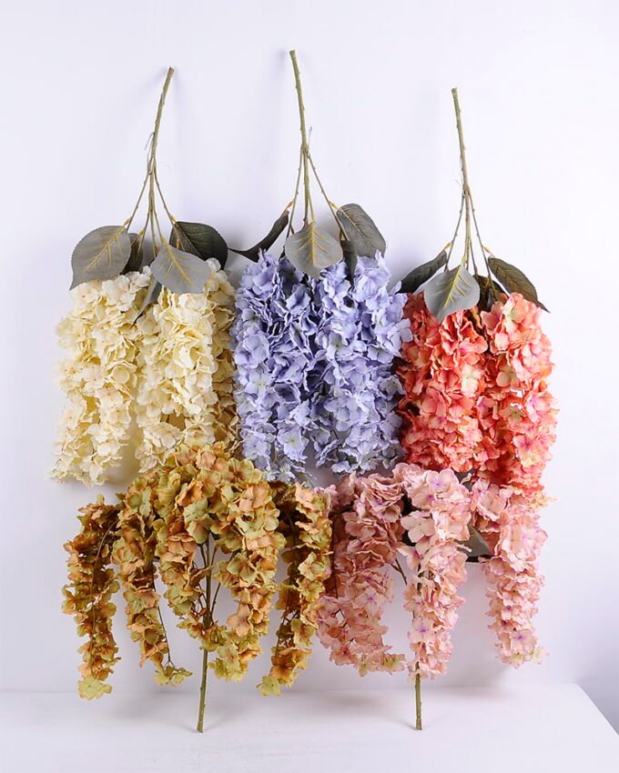 Artificial Flower 30*80CM Hydrange Spray*5 GS-128J20001-B1