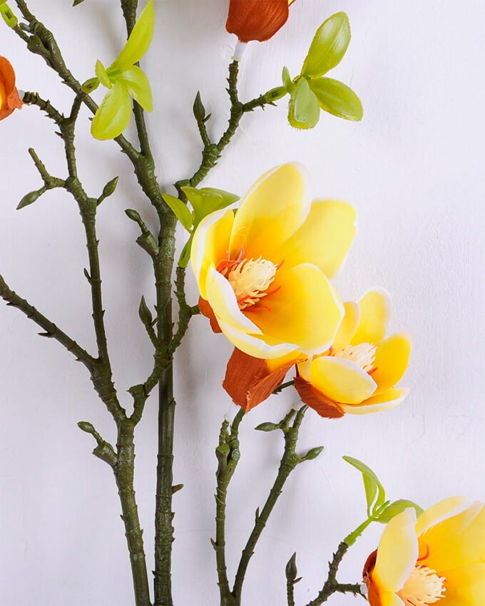 Artificial Flower 24*86CM Mangnolia Spray*3 GS-05520053-Y1