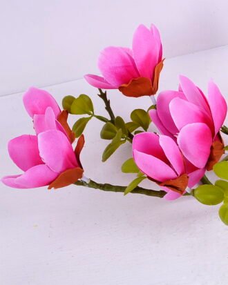 Artificial Flower 19*84CM Mangnolia Spray*5 GS-05520052-R1
