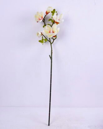 Artificial Flower 19*84CM Mangnolia Spray*5 GS-05520052-W1 Single Flowers YeahFlower is one of Chinese leading OEM manufacturers and exporters , supplying the silk flowers, wholesale artificial trees Artificial Flower 19*84CM Mangnolia Spray*5 GS-05520052-W1