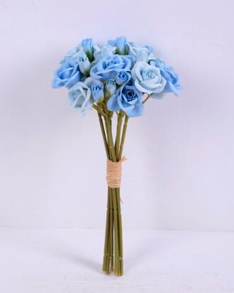 Artificial Flower 15*30CM Mini rose bouquet*9 GS-59220010-B1 Bouquet YeahFlower is one of Chinese leading OEM manufacturers and exporters , supplying the silk flowers, wholesale artificial trees Artificial Flower 15*30CM Mini rose bouquet*9 GS-59220010-B1