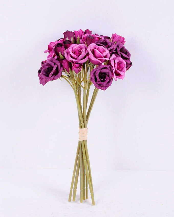 Artificial Flower 15*30CM Mini rose bouquet*9 GS-59220010-Z1
