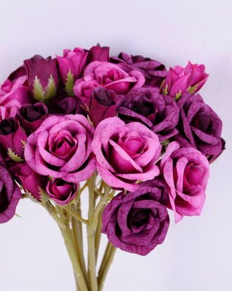 Artificial Flower 15*30CM Mini rose bouquet*9 GS-59220010-Z1