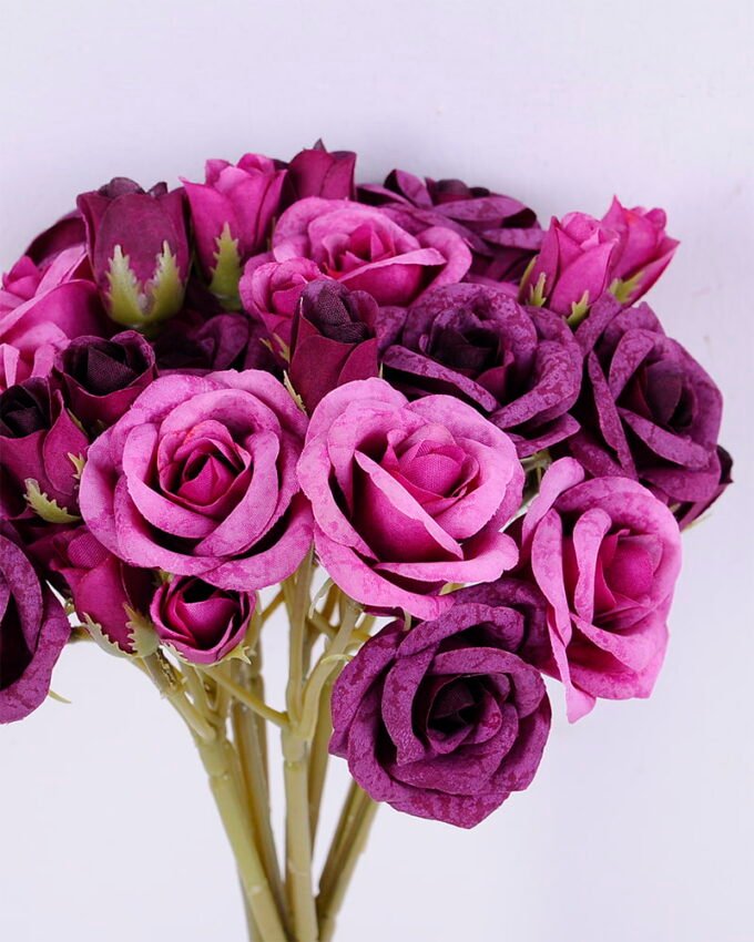 Artificial Flower 15*30CM Mini rose bouquet*9 GS-59220010-Z1