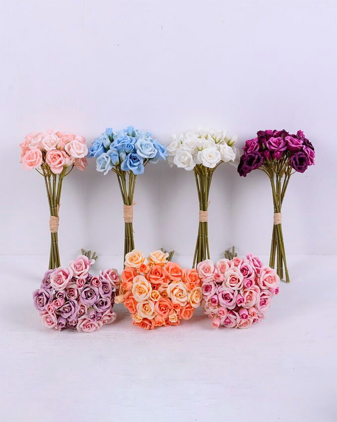 Artificial Flower 15*30CM Mini rose bouquet*9 GS-59220010 1 Artificial Flower 15*30CM Mini rose bouquet*9 GS-59220010