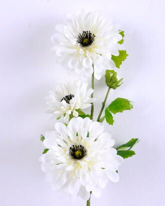 Artificial Flower 18*78CM Mum Spray*3 GS-128J20007-W1 Single Flowers YeahFlower is one of Chinese leading OEM manufacturers and exporters , supplying the silk flowers, wholesale artificial trees Artificial Flower 18*78CM Mum Spray*3 GS-128J20007-W1