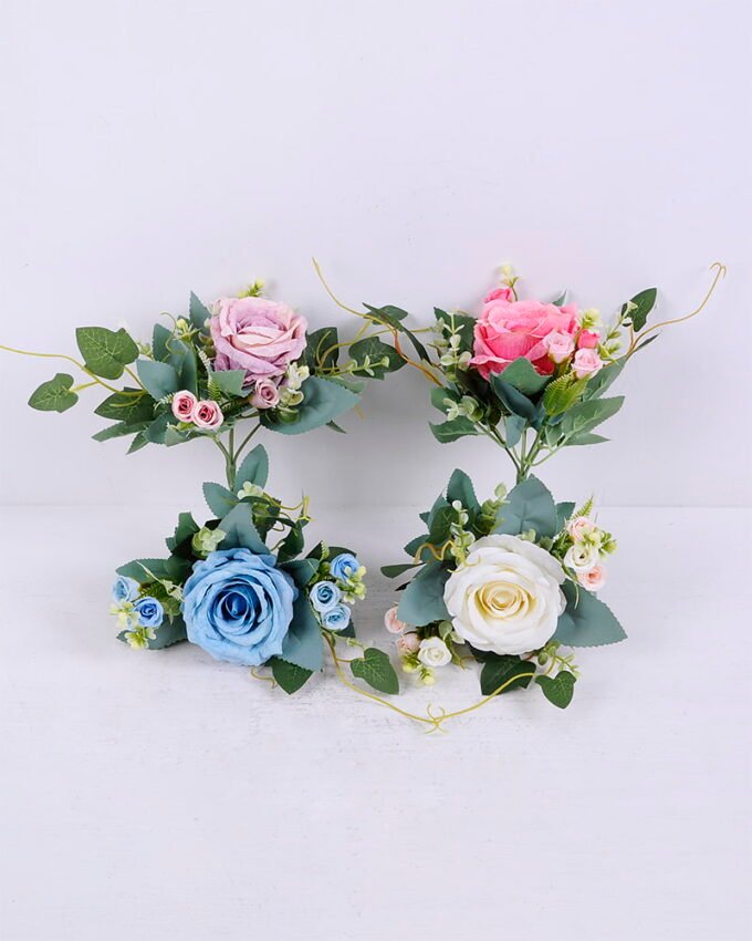 Artificial Flower 20*23CM Rose bouquet*9 GS-59220011