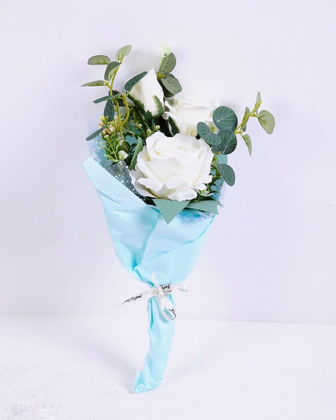 Artificial Flower 25*40CM Rose?with?paper?wrapped GS-59220013-W1 1 Artificial Flower 25*40CM Rose?with?paper?wrapped GS-59220013-W1