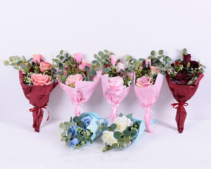 Artificial Flower 25*40CM Rose?with?paper?wrapped GS-59220013-W1 3 Artificial Flower 25*40CM Rose?with?paper?wrapped GS-59220013-W1