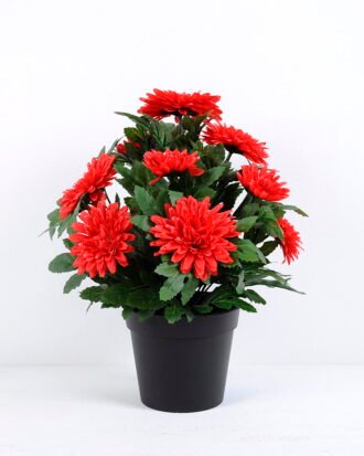 Artificial Flower 28*28*34CM Chrysanthemum in plastic pot GS-03319415-R1 Potted Flowers&Plants YeahFlower is one of Chinese leading OEM manufacturers and exporters , supplying the silk flowers, wholesale artificial trees Artificial Flower 28*28*34CM Chrysanthemum in plastic pot GS-03319415-R1