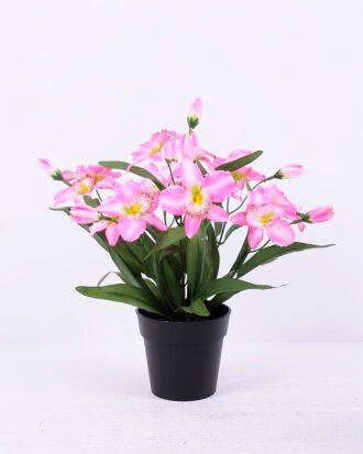 Artificial Flower 25*25*31cm Cymbidium in plastic pot GS-03320080-P1 Potted Flowers&Plants YeahFlower is one of Chinese leading OEM manufacturers and exporters , supplying the silk flowers, wholesale artificial trees Artificial Flower 25*25*31cm Cymbidium in plastic pot GS-03320080-P1