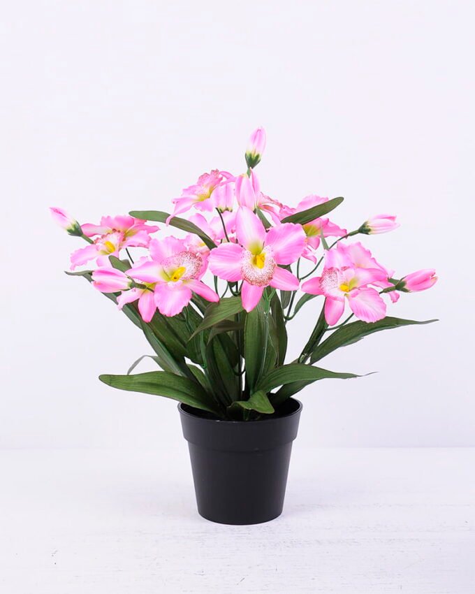 Artificial Flower 25*25*31cm Cymbidium in plastic pot GS-03320080-P1 1 Artificial Flower 25*25*31cm Cymbidium in plastic pot GS-03320080-P1
