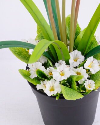 Artificial Flower 36*36*51cm Daffodil in plastic pot GS-03320075 Potted Flowers&Plants YeahFlower is one of Chinese leading OEM manufacturers and exporters , supplying the silk flowers, wholesale artificial trees Artificial Flower 36*36*51cm Daffodil in plastic pot GS-03320075