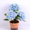 Artificial Flower 33*35*40CM Hydrange*3 in Terra-cotta effect plastic pot GS-15420021-B1