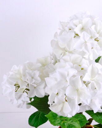 Artificial Flower 46*44*67CM Hydrange*5 in Terra-cotta effect plastic pot GS-15420024-W1