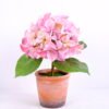 Artificial Flower 30*26*29CM Hydrange in Terra-cotta effect plastic pot GS-15420023-P2