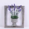 Artificial Flower 40*49.5cm Lavender in wooden frame GS-03320042