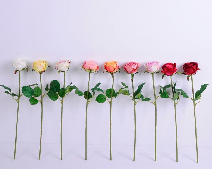 Artificial Flower 14*44cm Singel rose GS-53920002-R1
