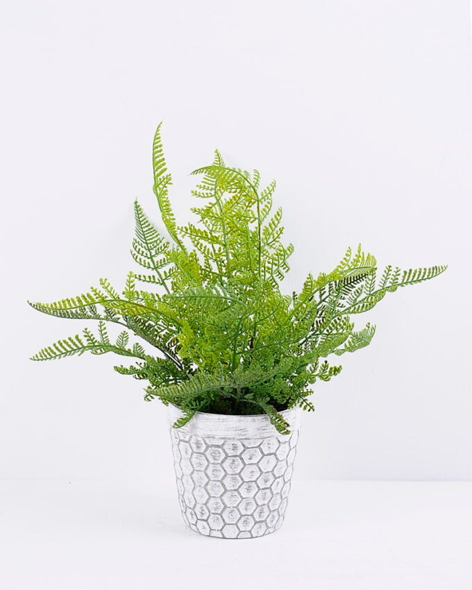 Artificial Plant 27*33*35CM Fern in cement pot /outdoor GS-48120001