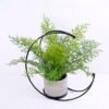 Artificial Plant 37*33*32CM Fern in iron pot with iron frame/outdoor GS-48120005