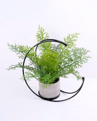 Artificial Plant 37*33*32CM Fern in iron pot with iron frame/outdoor GS-48120005 Potted Flowers&Plants YeahFlower is one of Chinese leading OEM manufacturers and exporters , supplying the silk flowers, wholesale artificial trees Artificial Plant 37*33*32CM Fern in iron pot with iron frame/outdoor GS-48120005