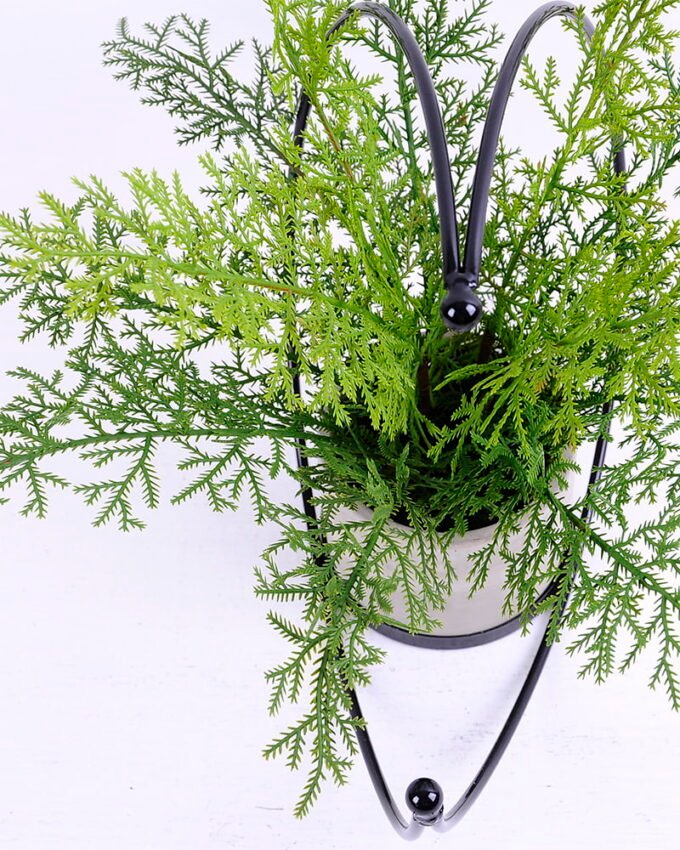 Artificial Plant 37*33*32CM Fern in iron pot with iron frame/outdoor GS-48120005