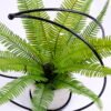Artificial Plant 34*29*34CM Fern in iron pot with iron frame/outdoor GS-48120010